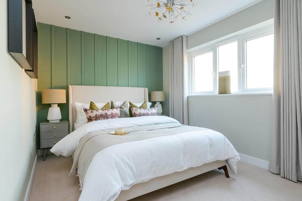 The main bedroom offers a place to relax and...