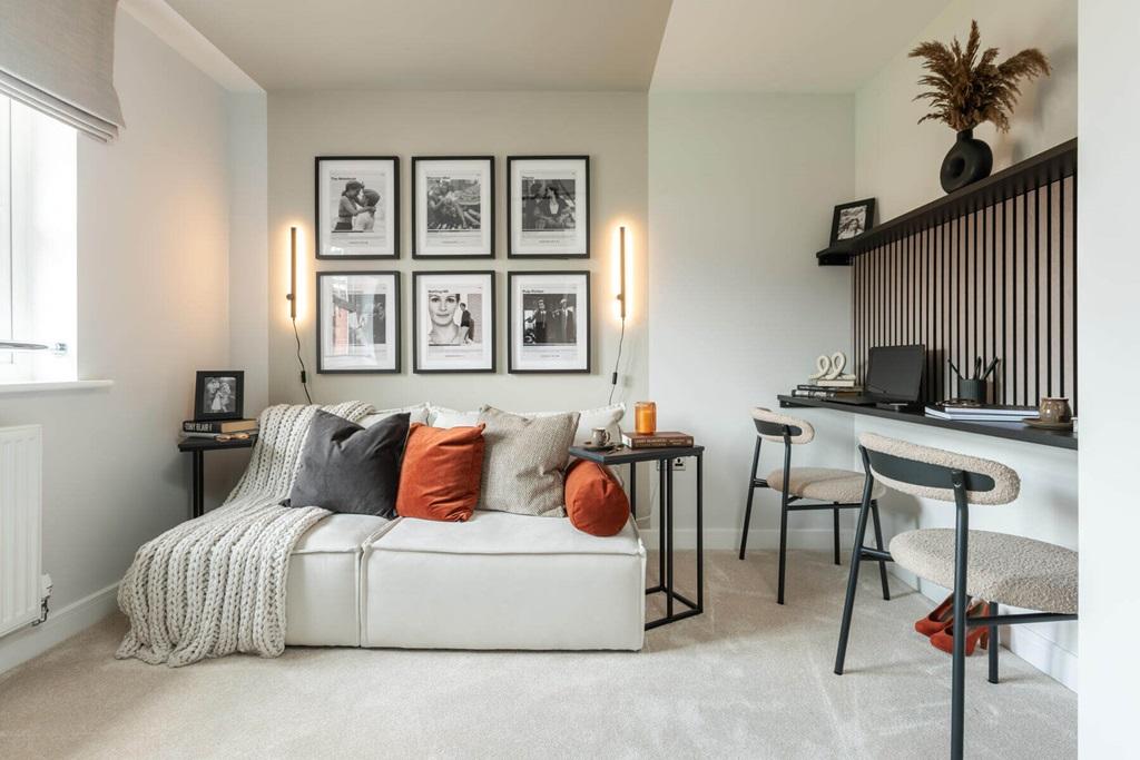 A fourth bedroom could also be used as a...