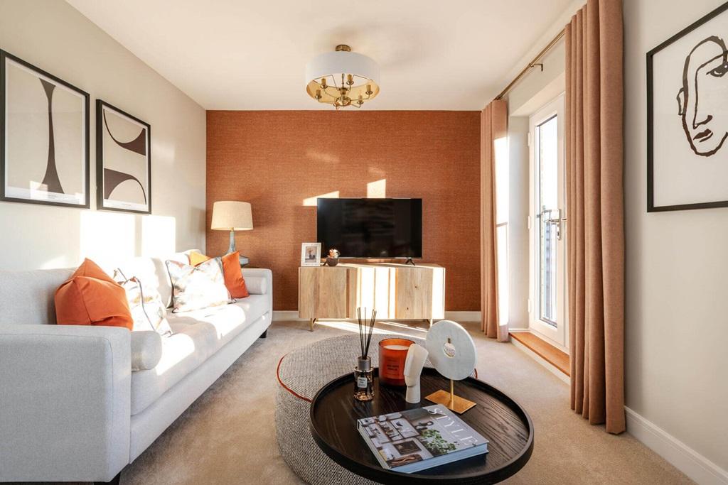 The lounge features a juliet balcony, perfect...