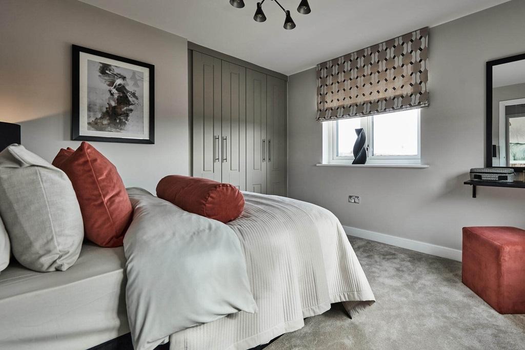 The main bedroom offers a place to unwind away...