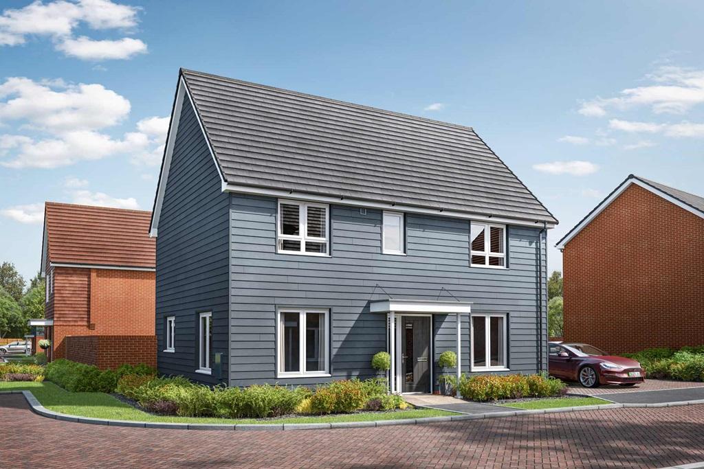 Artist's impression of a typical Tewksdale home