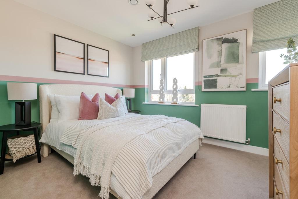 Double bedroom with plenty of wall space for...