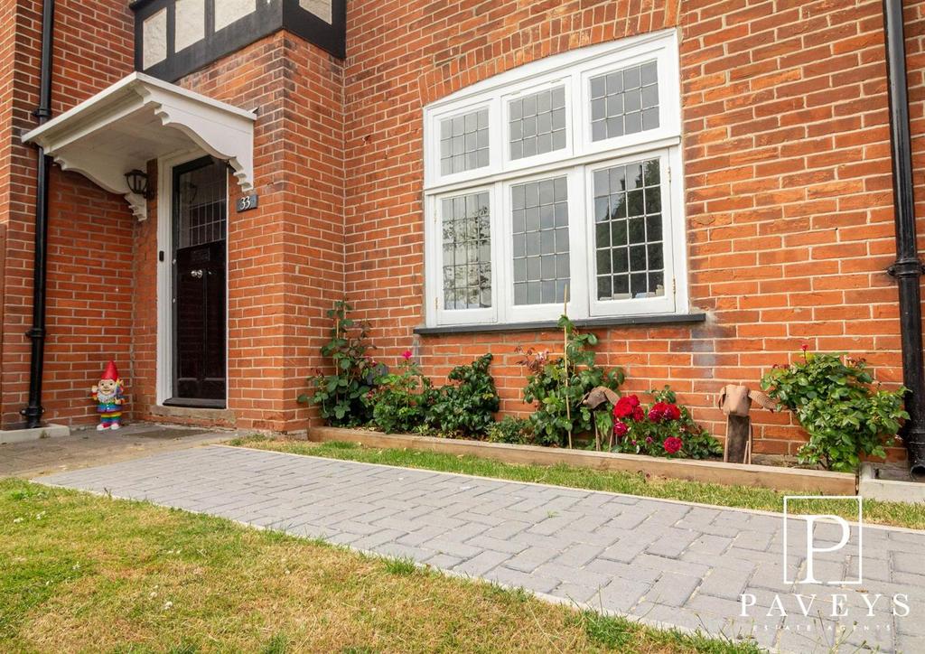 Outside front