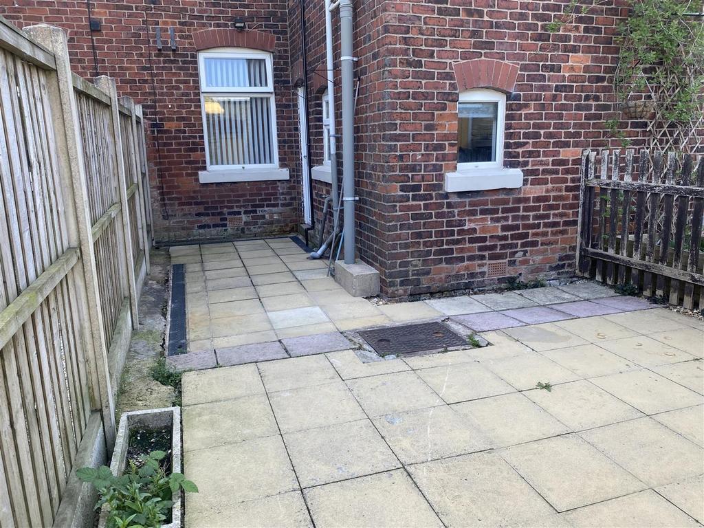 Rear patio