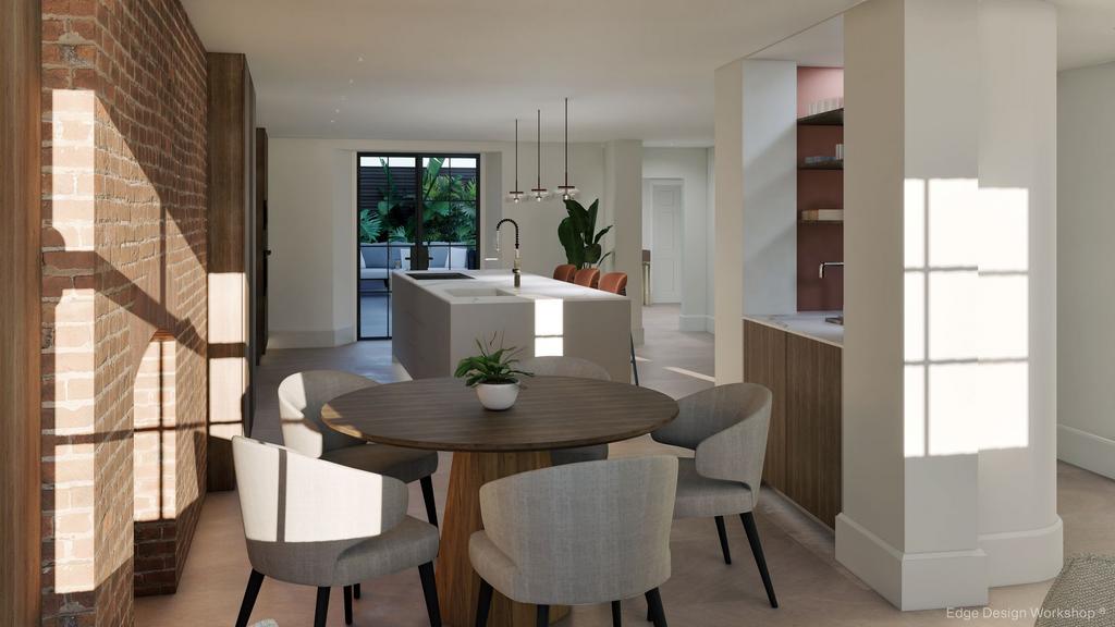 CGI dining area