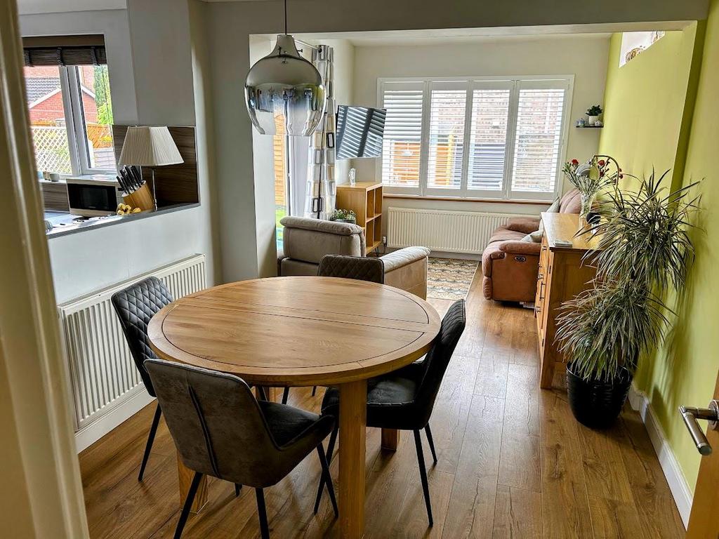 Dining area and garden room