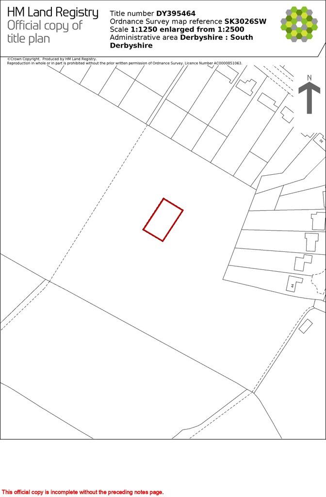 Official Copy (Title Plan) - DY395464 page-0002