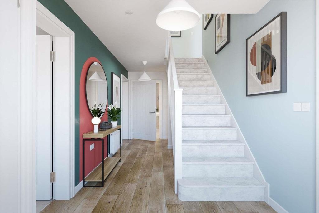 A spacious and welcoming hallway awaits