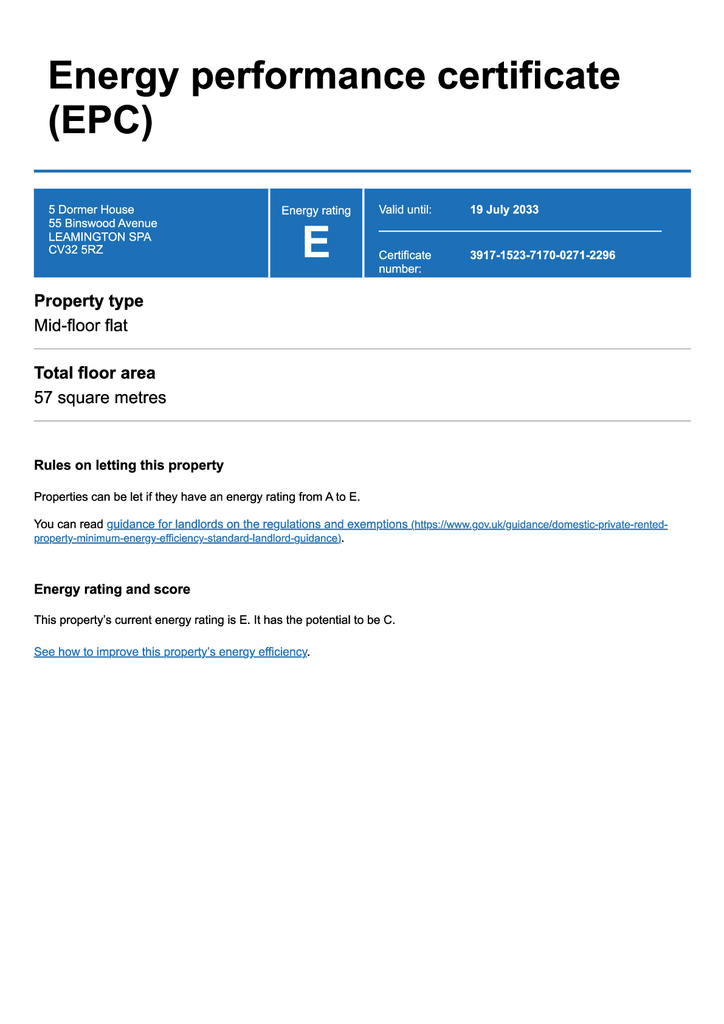 EPC Certificate