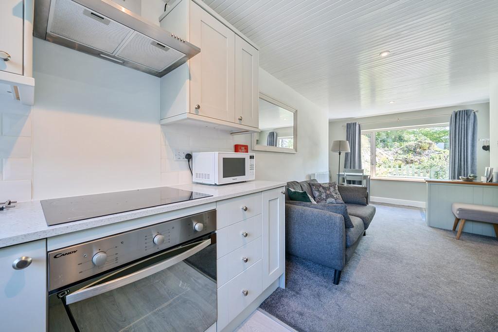 Open plan kitchen/lounge