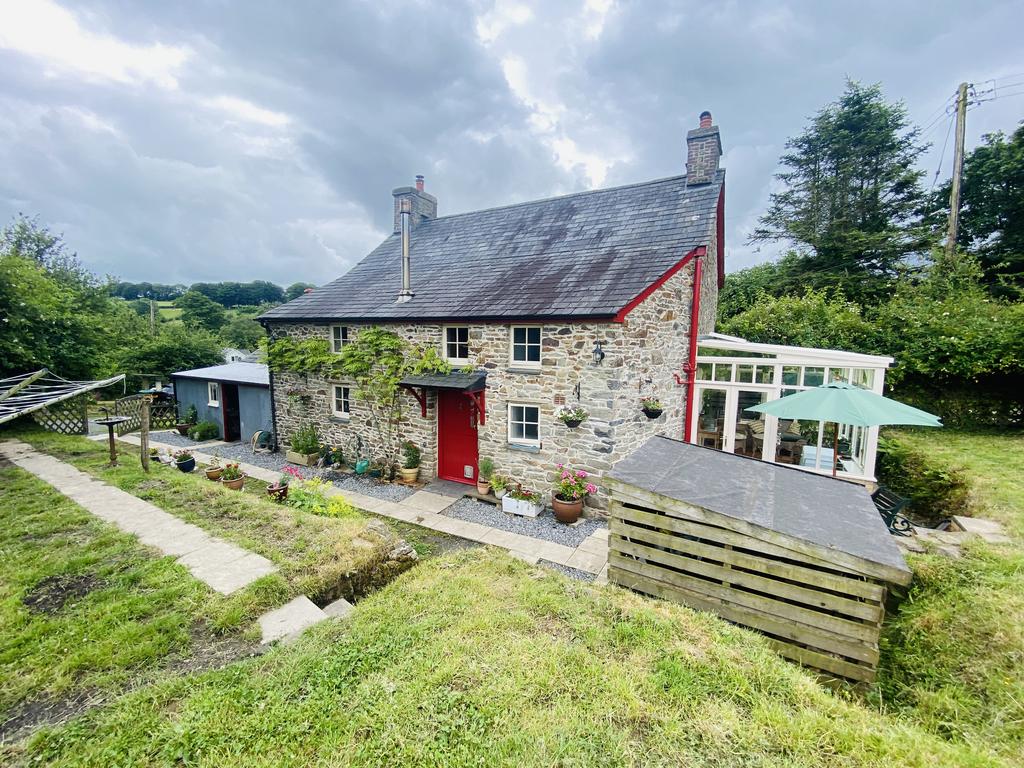 Rear of property