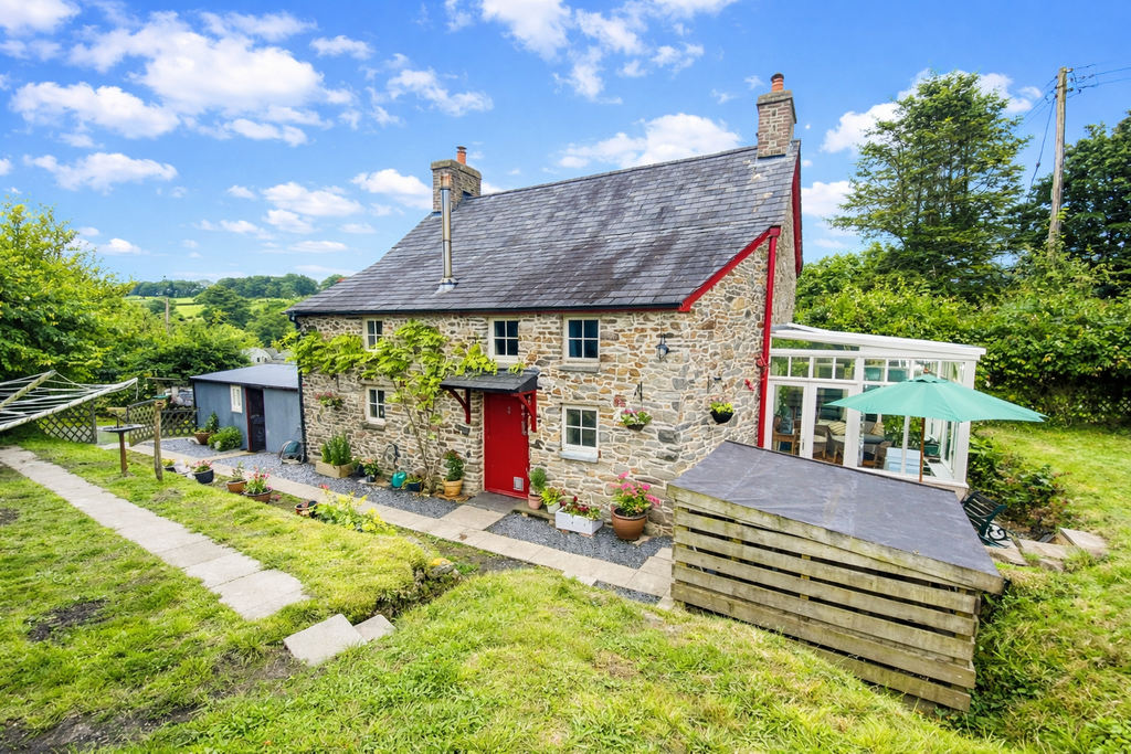 Rear of property