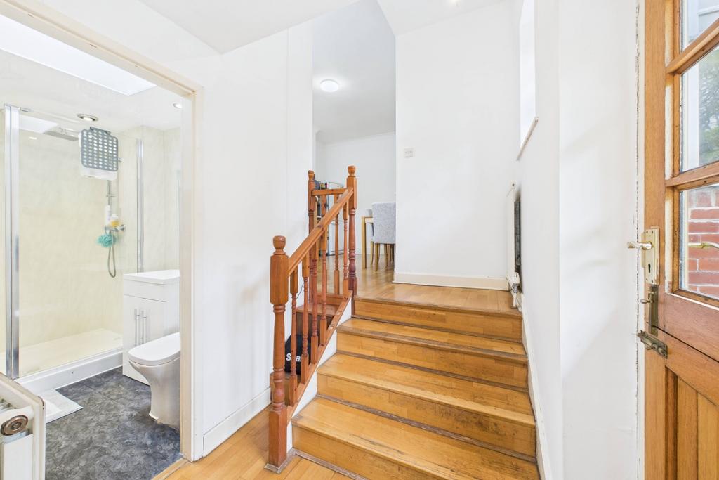 Stairs to rear