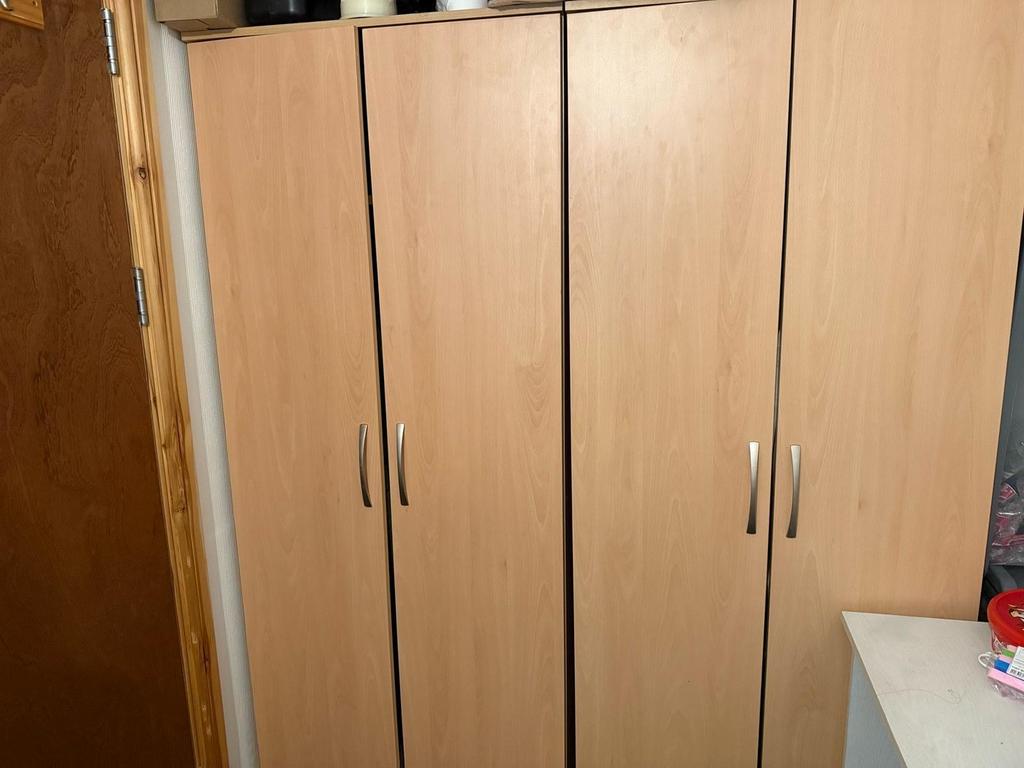 A well-organized storage area featuring a spaci...
