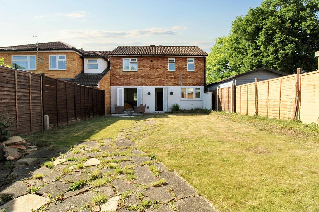 Rear of property