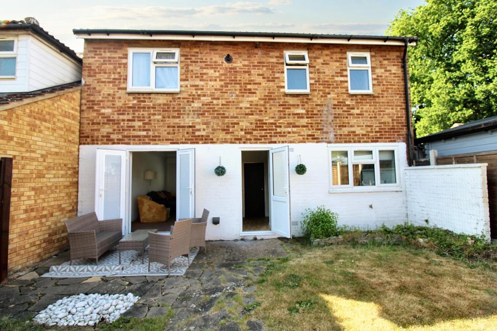 Rear of property