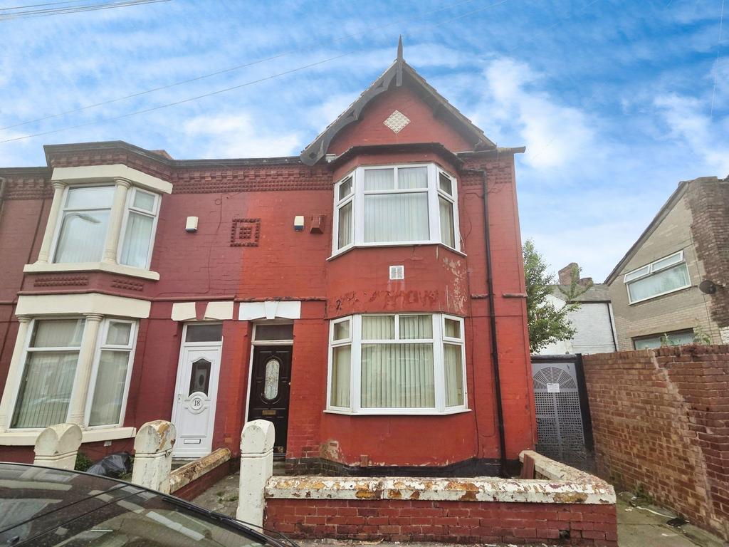 Ibstock Road, Bootle L20 3 bed end of terrace house - £100,000