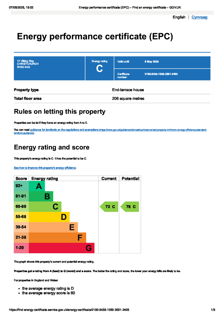 Energy performance c