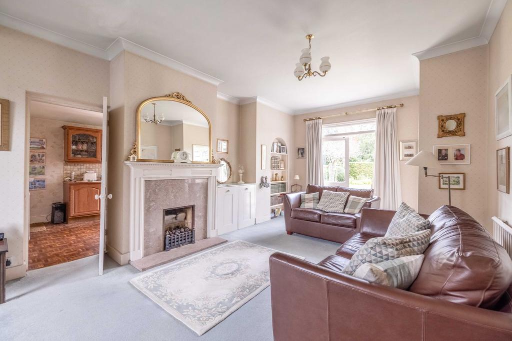 Living room, fireplace