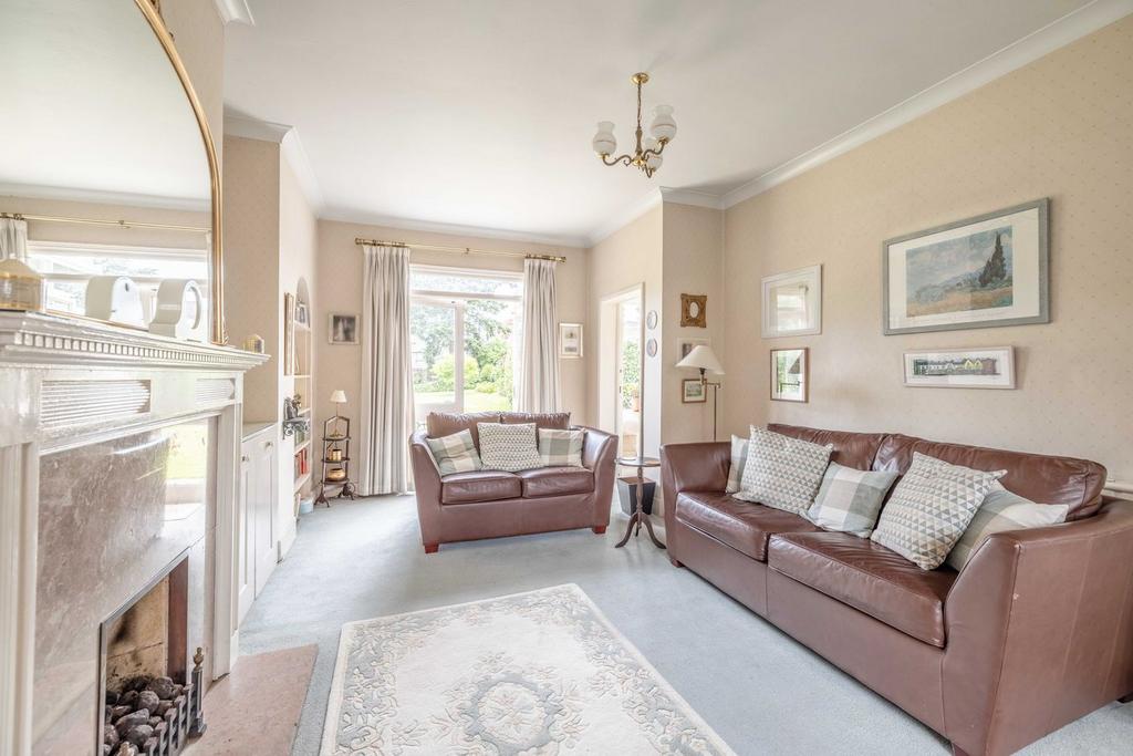 Living room, fireplace