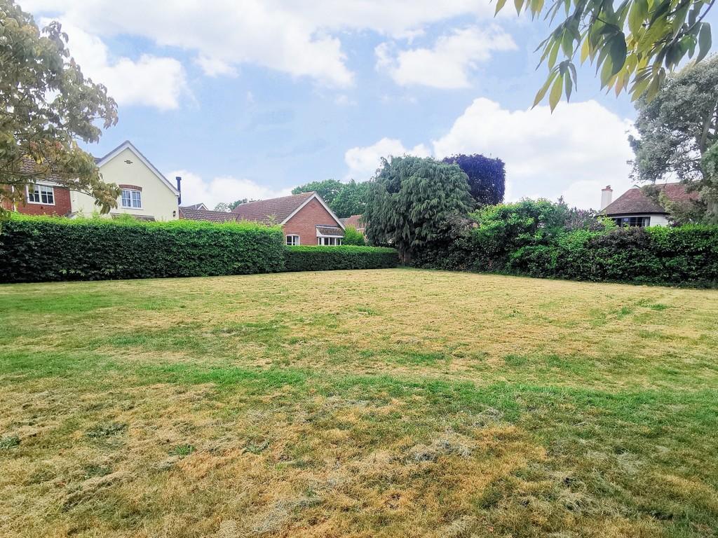 View of the bungalow across the green