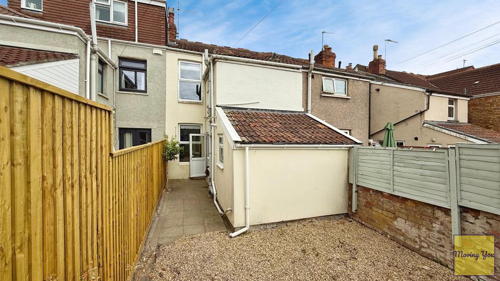 Rear of property