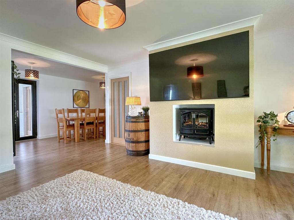 Open plan lounge and dining area