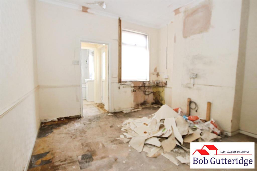 Former kitchen area