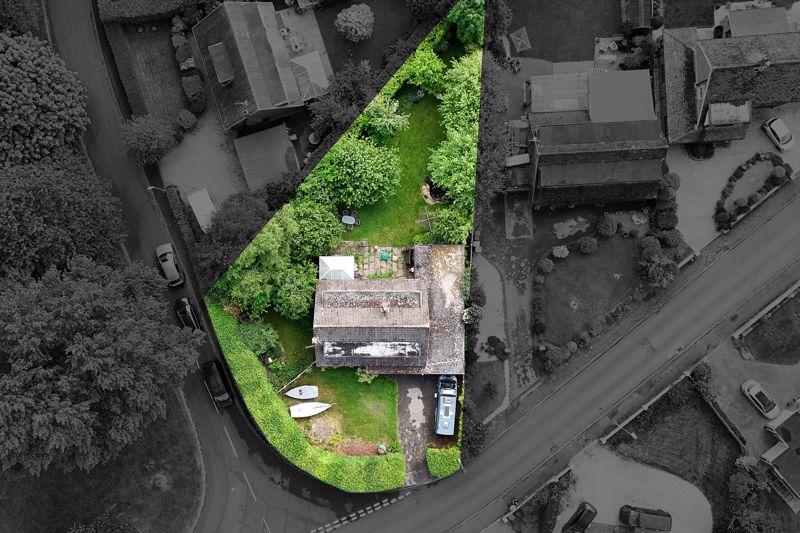 Aerial view of plot