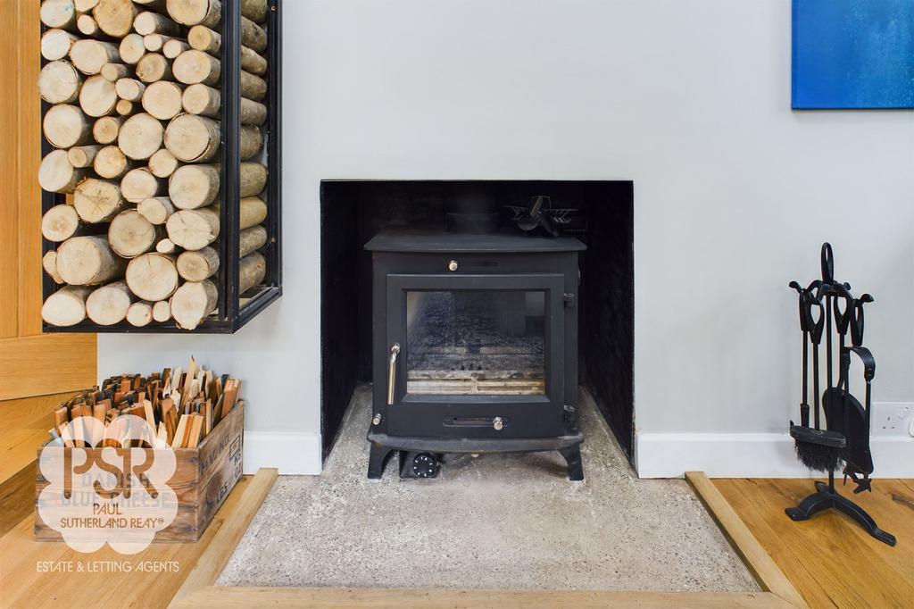 Lounge Area - Log Burner