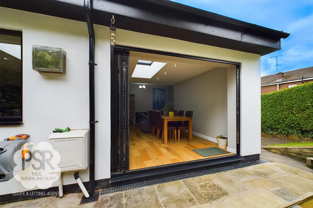Dining Area and Bifold Doors from Outside
