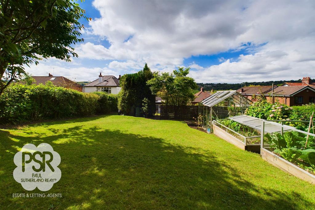 Rear Garden - Upper Lawn