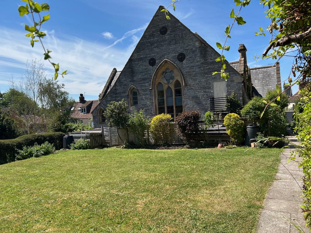 View of the church & the green