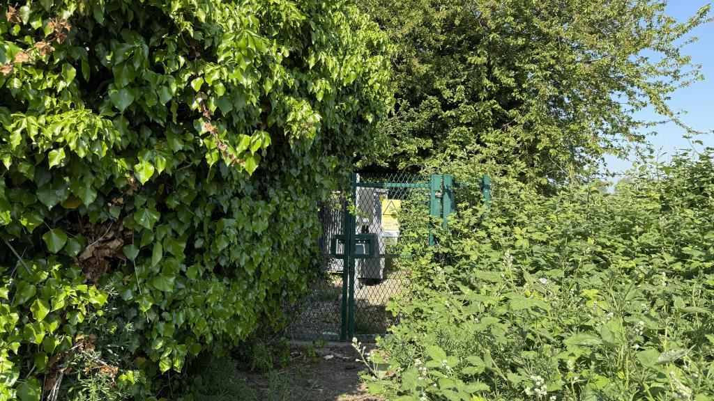 External image of rear of site and sub-station