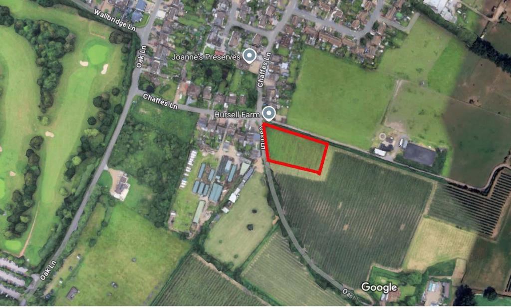Aerial view of site