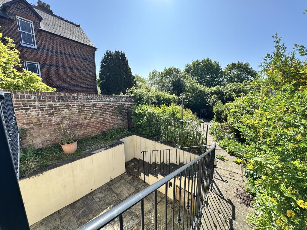 Gardens to the rear of the property