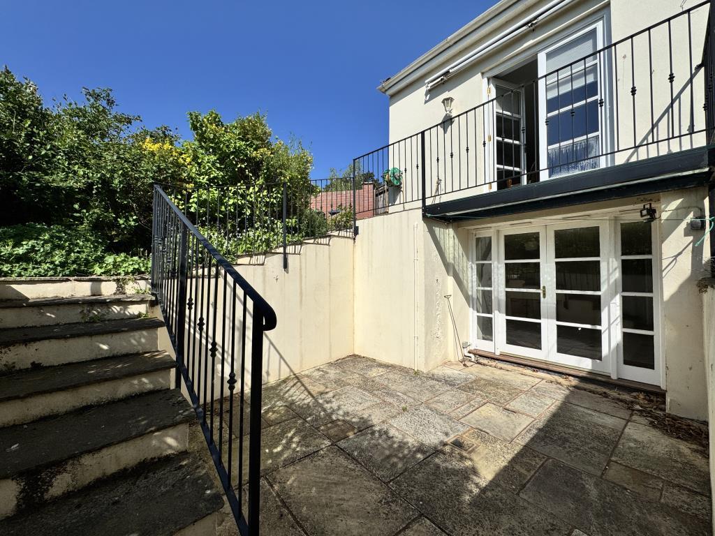 Basement patio space