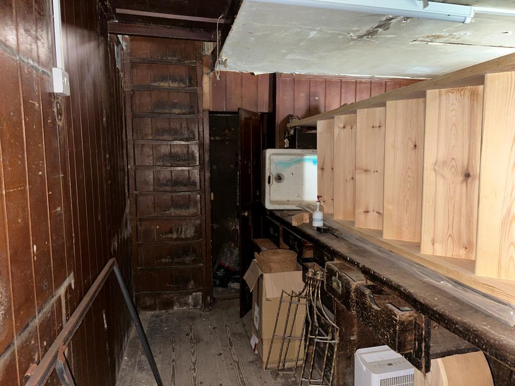 Ground Floor of shop with space saving staircase s