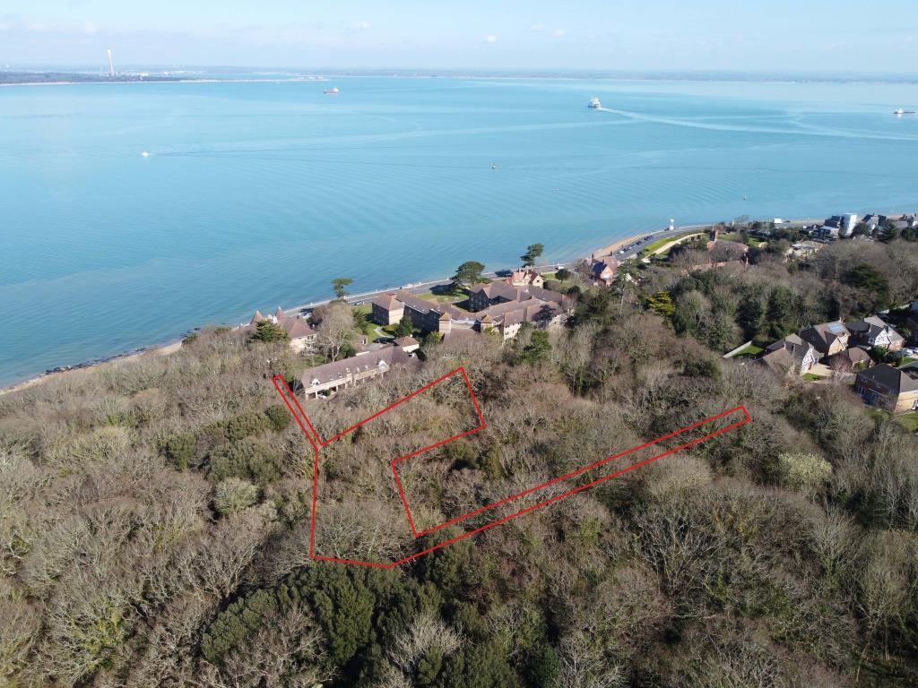Library photograph Showing the Outline of the Site
