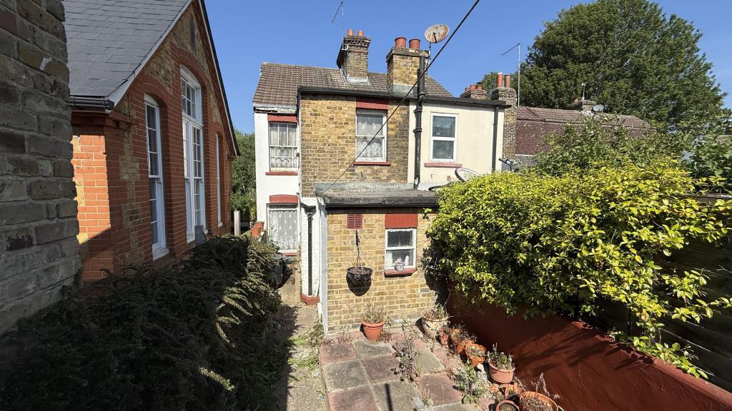 Exterior image of house from rear garden
