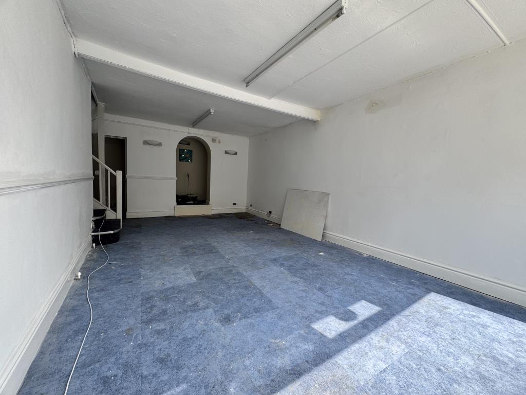 Ground floor shop front with large window