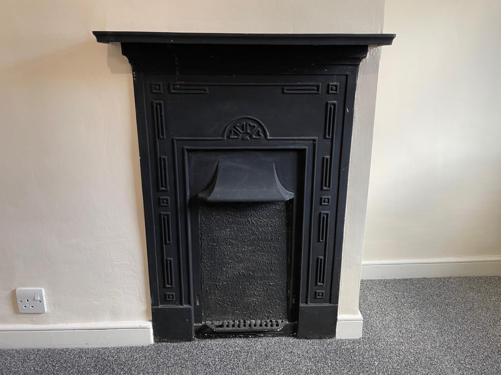 Feature fireplace in Bedroom 1