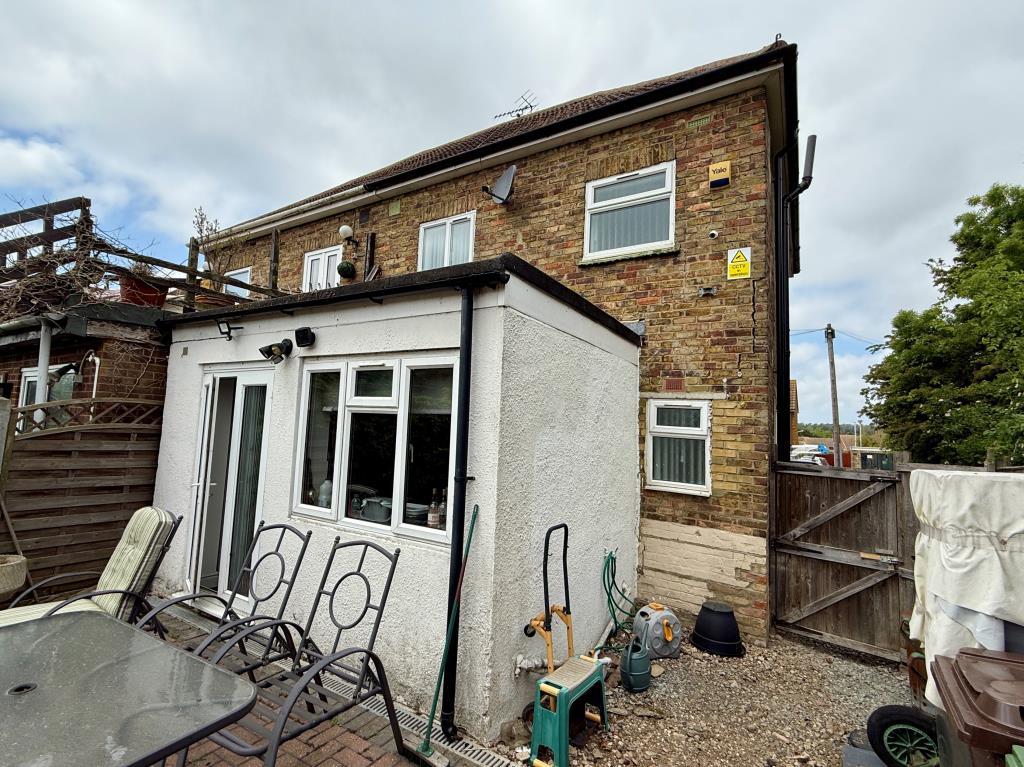 Rear of house