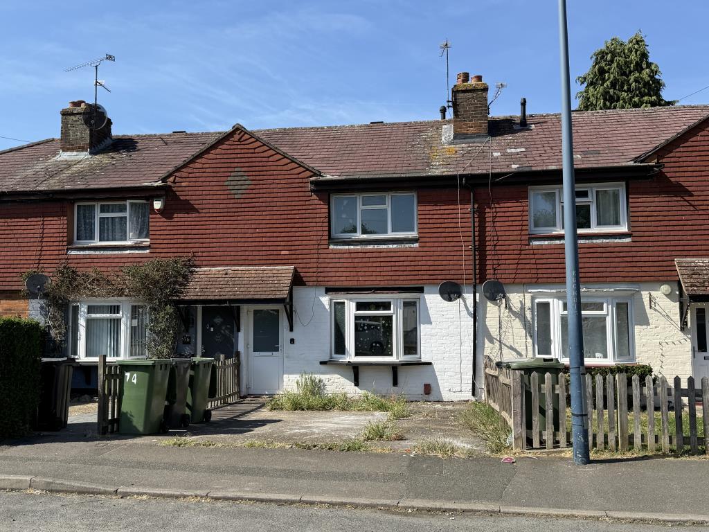 Front View of House in need of refurbishment