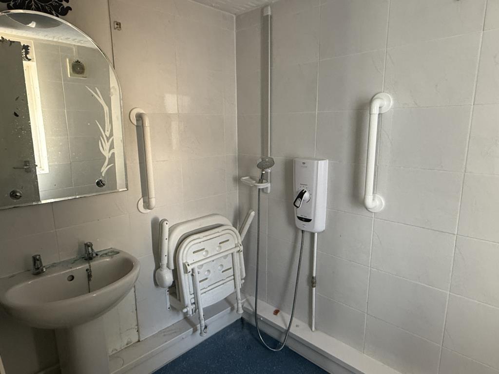 Shower Room of House in need of refurbishment
