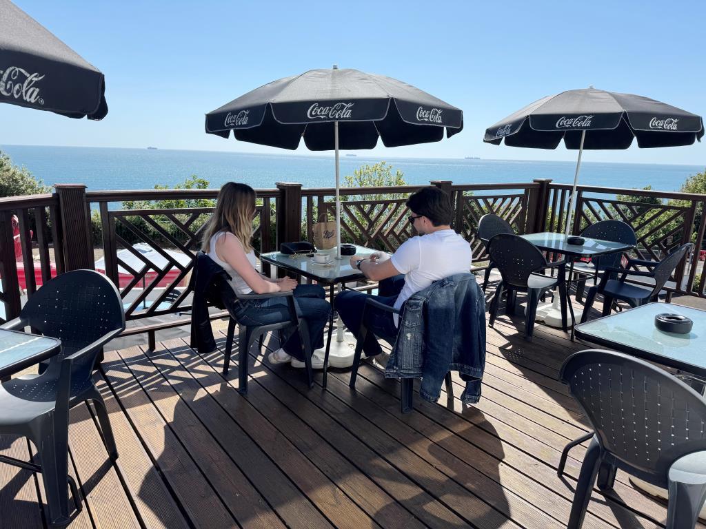 The Decked Area Outside the Bar