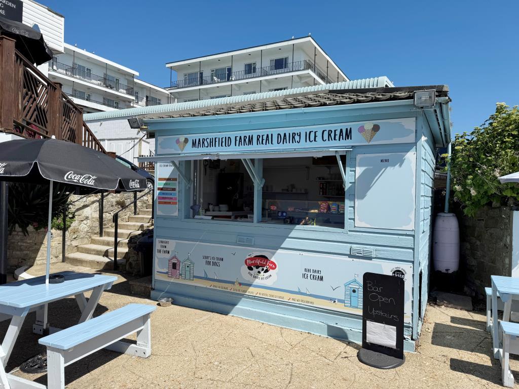 The Ice Cream Hut on the Front Terrace