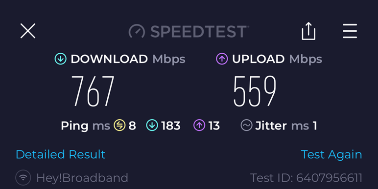 Internet Speed