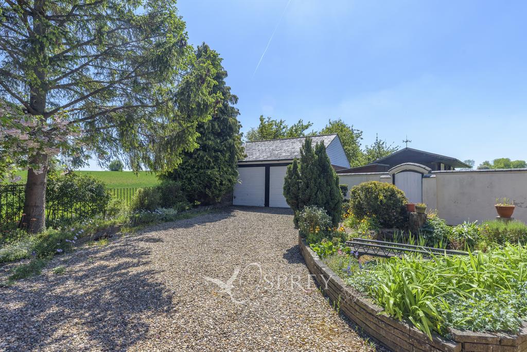 Driveway and Rear Ga