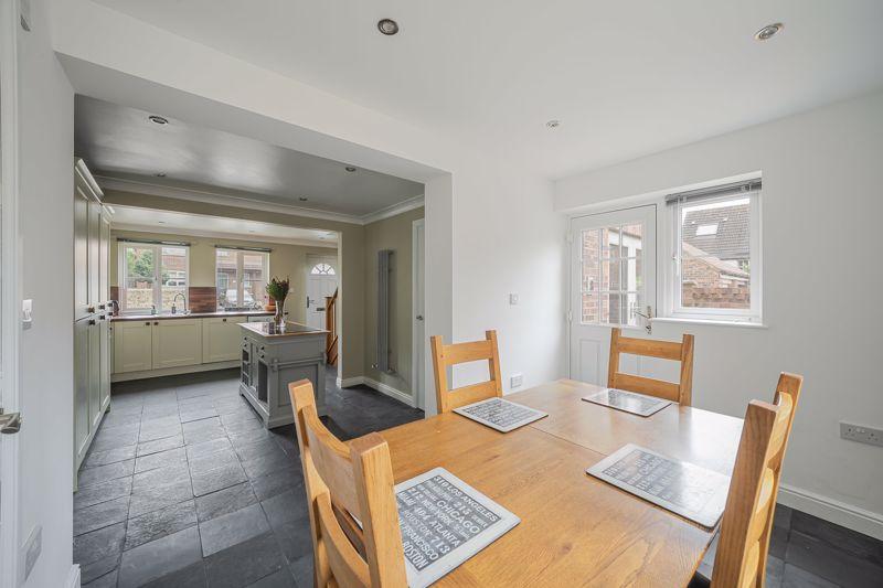 Open plan dining...